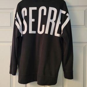 Large black victorias secret hoodie
